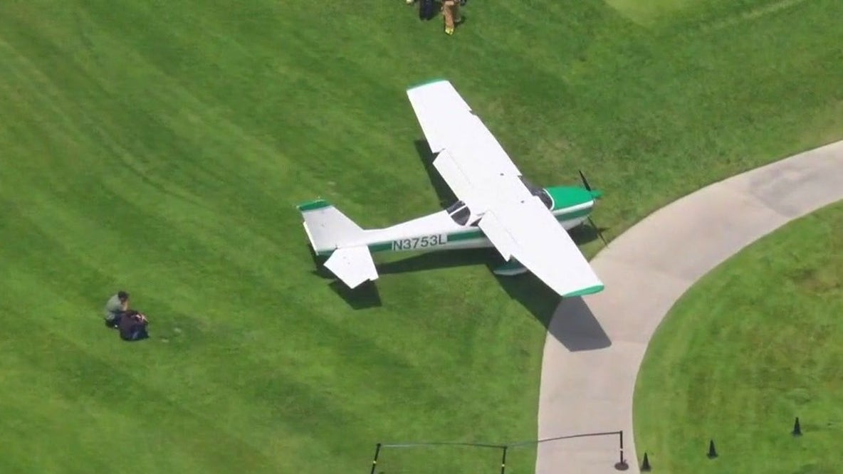 Plane makes emergency landing on golf course
